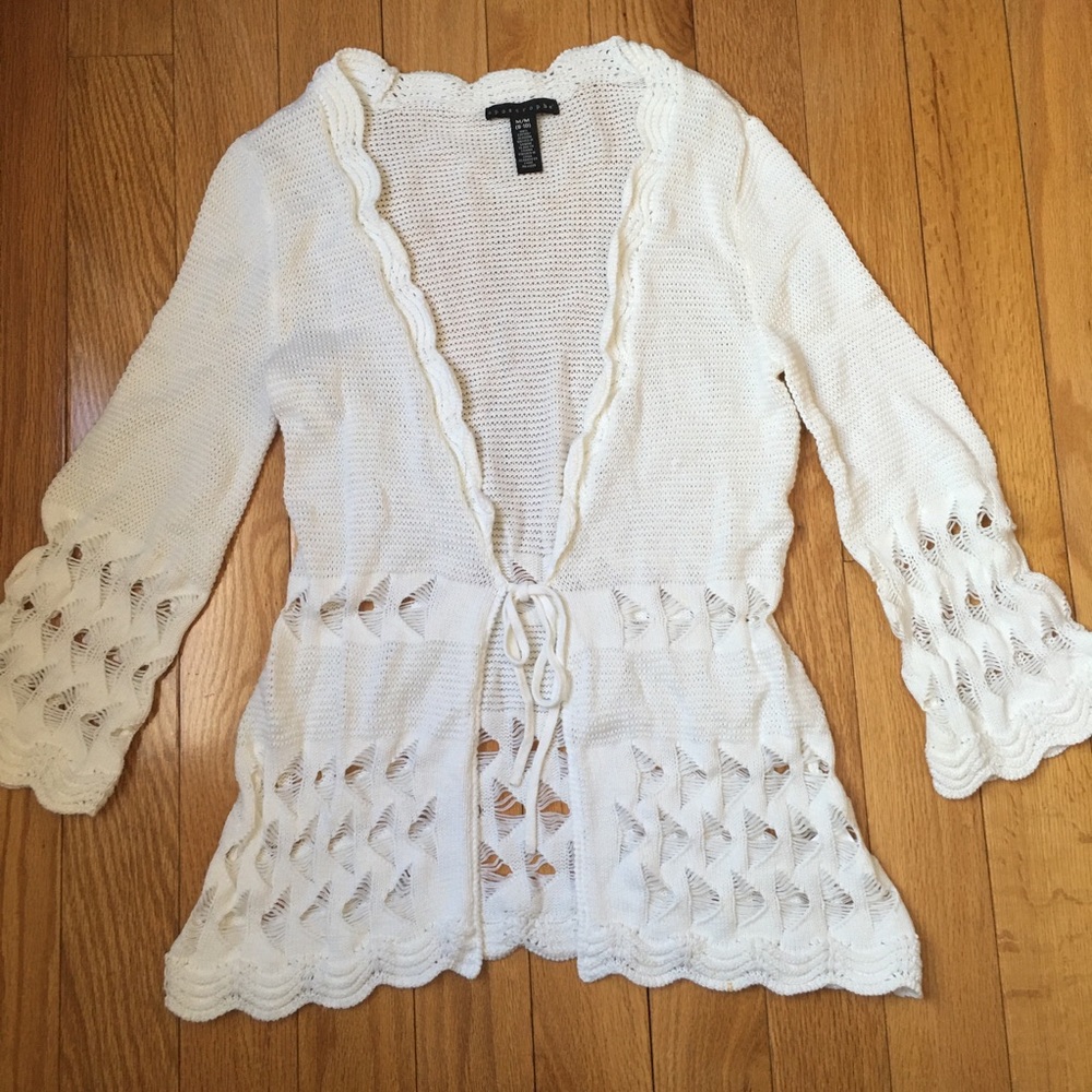 Apostrophe M Knitted White fashionable Sweater